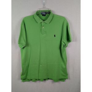 Polo Ralph Lauren Custom Fit Polo Shirt Lime Green Men's Size Large
